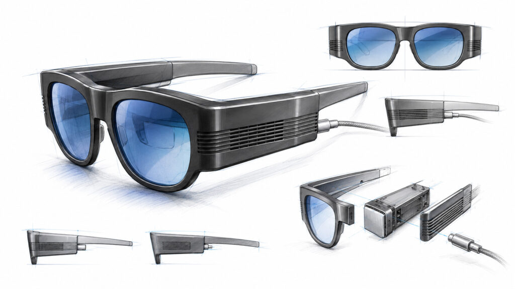 AR Glass 2 ar glass concept development sketch