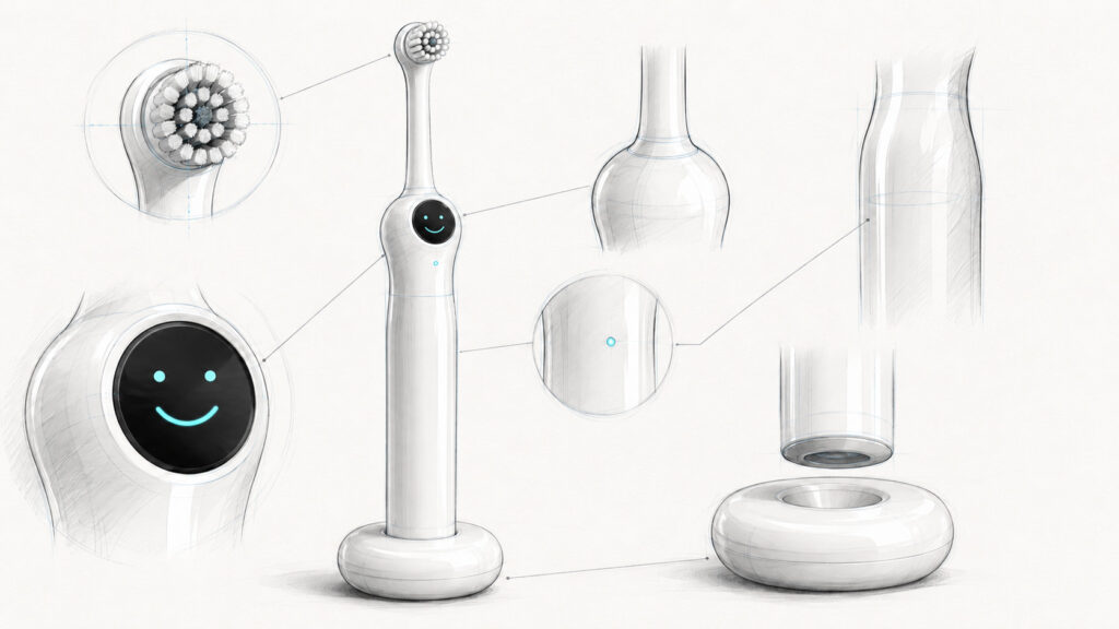Toothbrush 2 kids electric toothbrush concept development